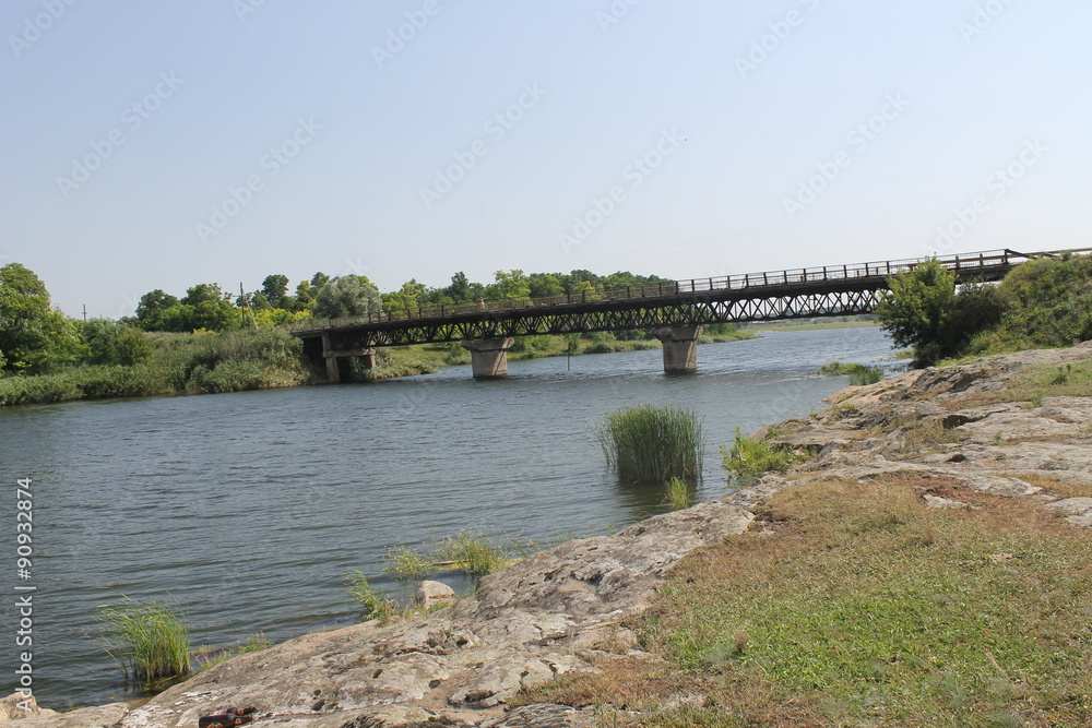 Bridge across river Bridge across river