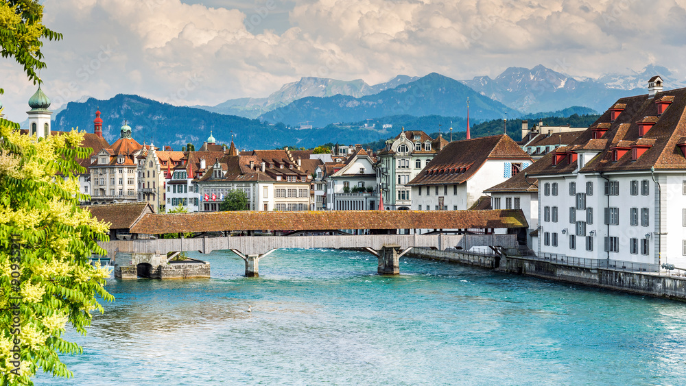 Spreierbrücke in Luzern, Schweiz