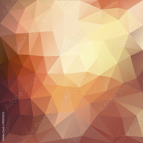 Magic triangle abstract background with highlights. Vector