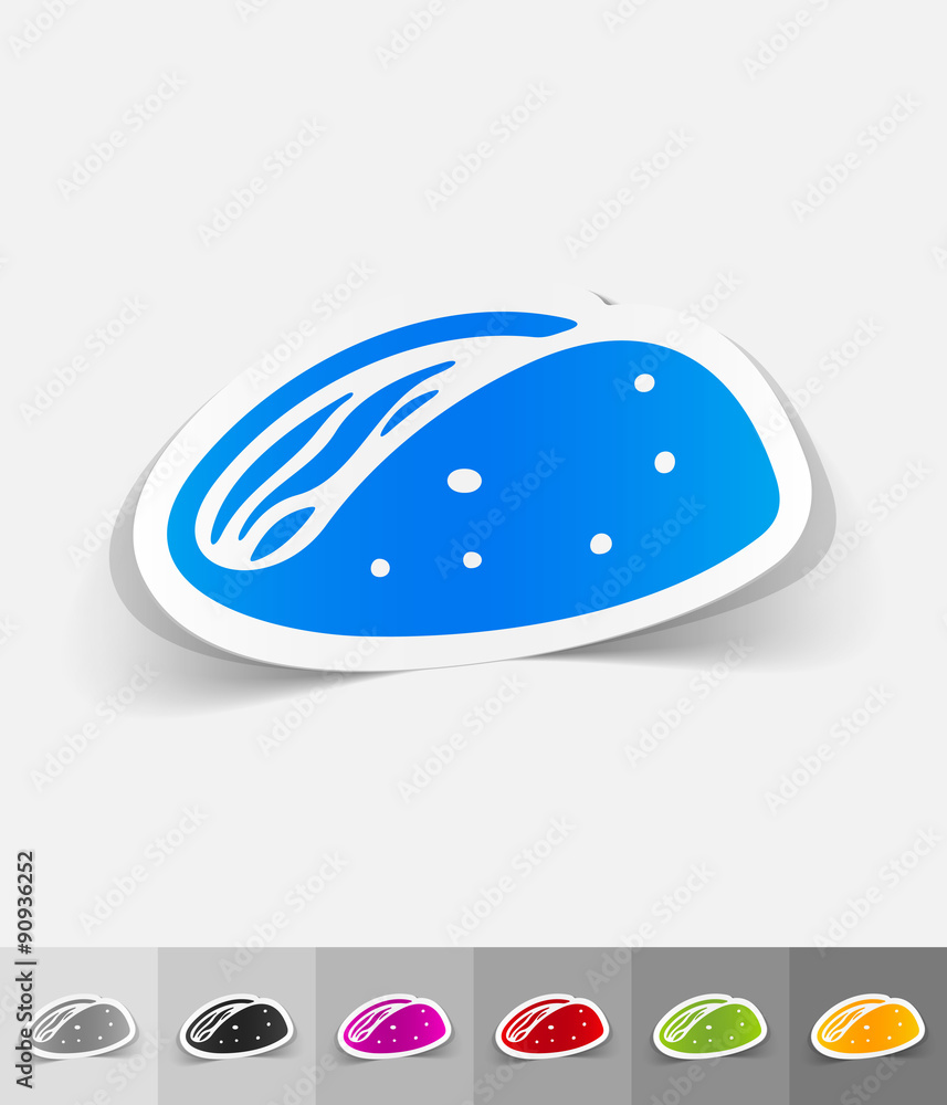 realistic design element. pita realistic design element. pita