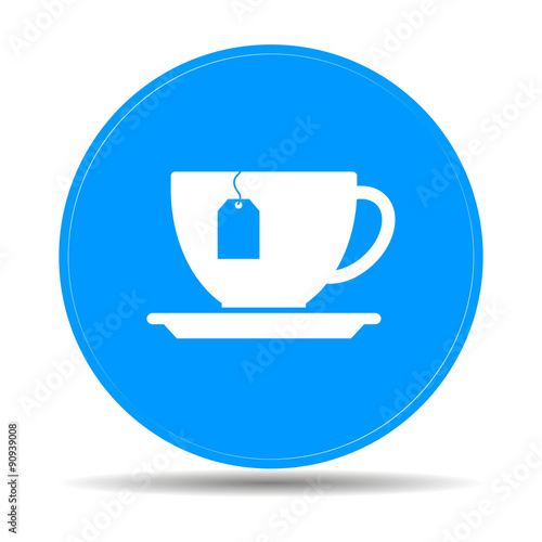 cup with tea bag icon