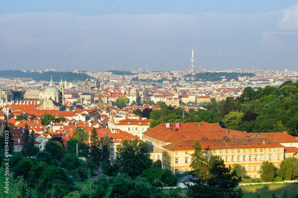 view of the city of Prague