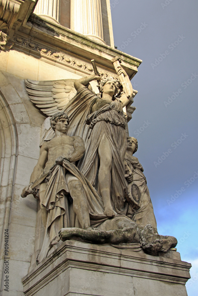 Obraz premium Architectural details of Opera National de Paris - Grand Opera (Garnier Palace), Paris, France
