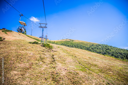 Panoramic view of the Lake Maggiore