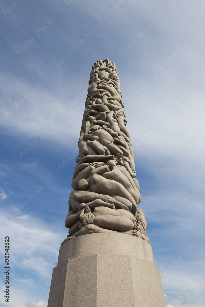Monolith im Vigeland-Skulpturenpark
