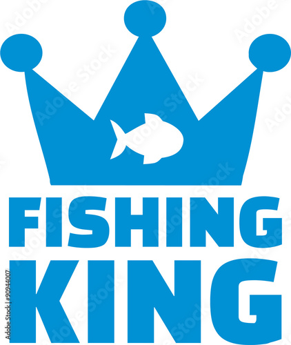 Fishing King with fish