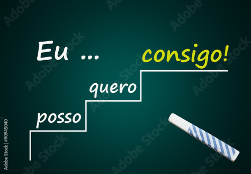 Eu posso, quero, consigo! (motivação, êxito, vontade)
