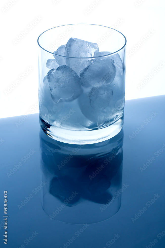 glass with ice glass with ice