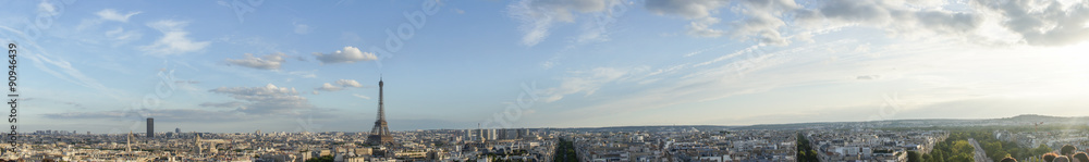 paris panoramic landscape