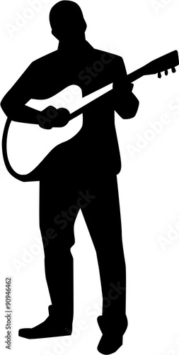 Acoustic guitar player