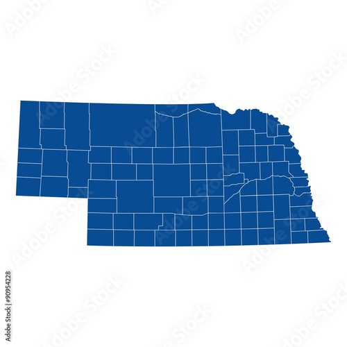 Map of Nebraska
