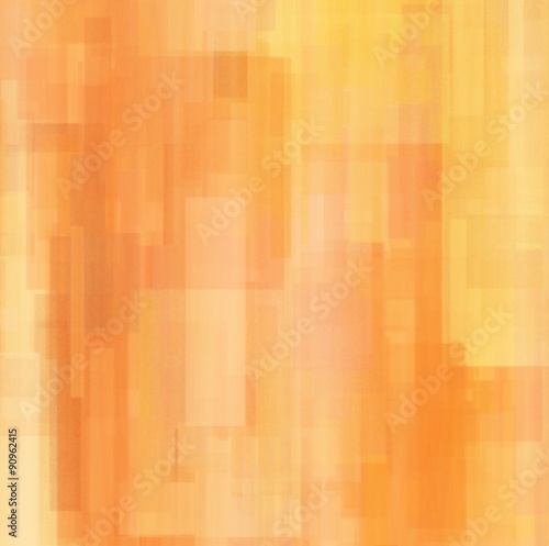 Abstract background with geometric objects in orange
