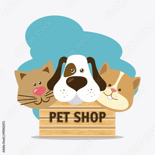 Pet shop design.