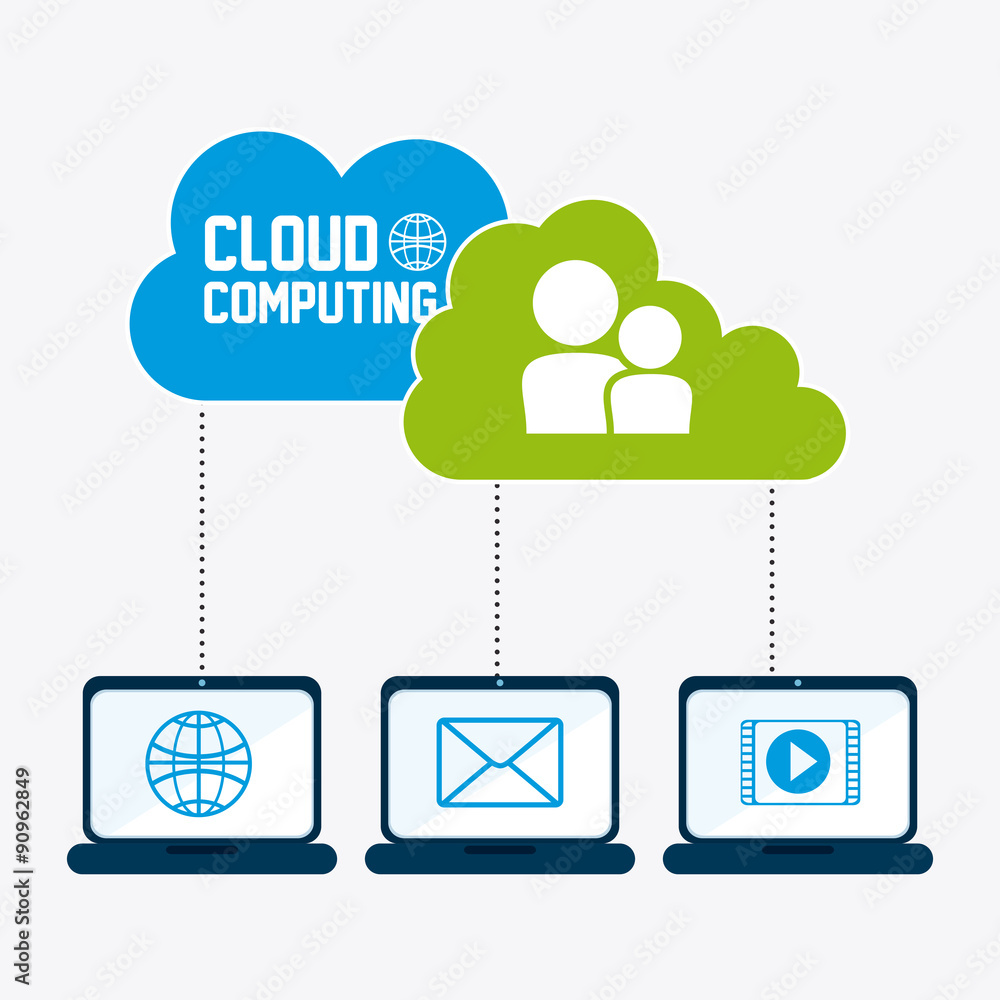 Cloud computing design. Cloud computing design.