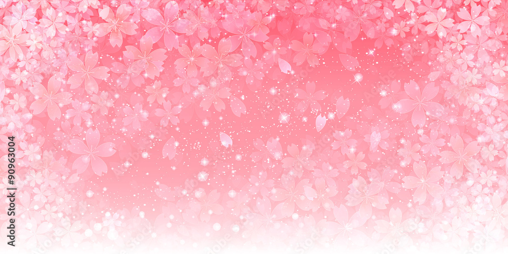 Naklejka premium 桜 春 背景