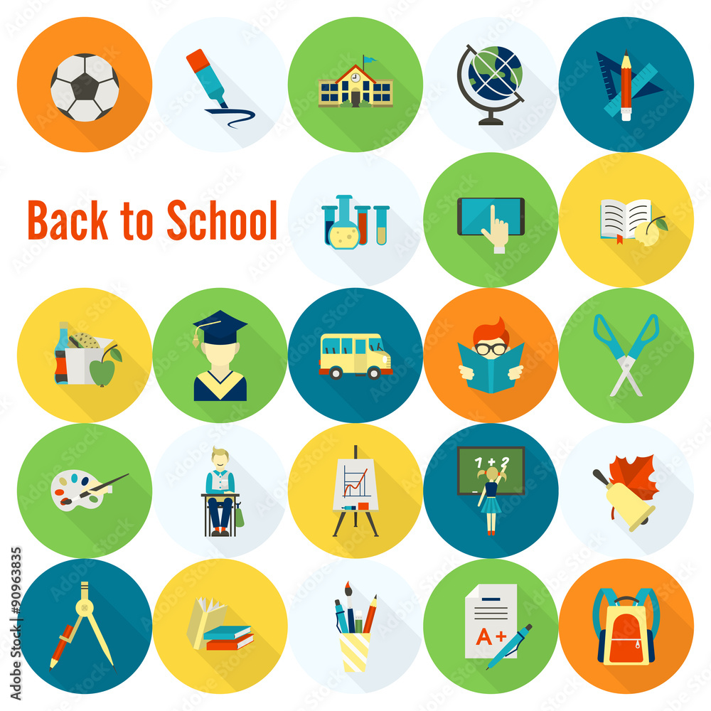 School and Education Icons School and Education Icons