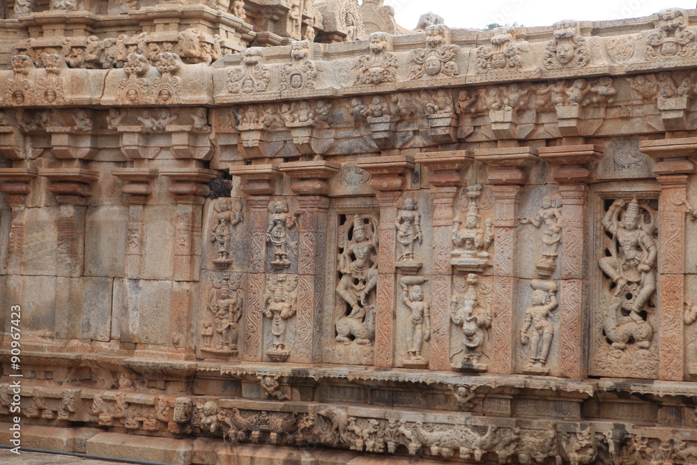 sculptures at temple