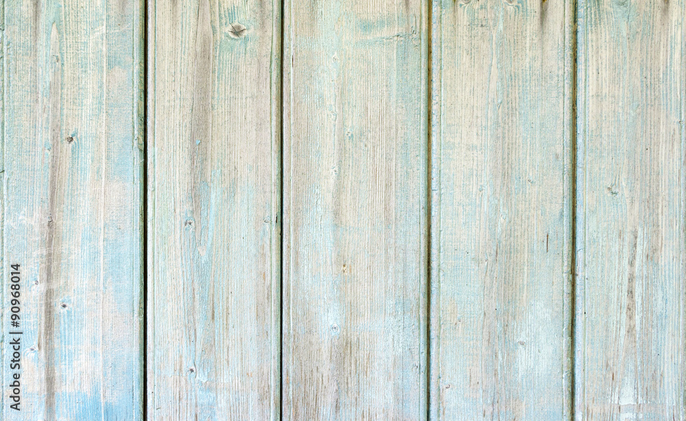 Naklejka premium Vintage blue wooden background