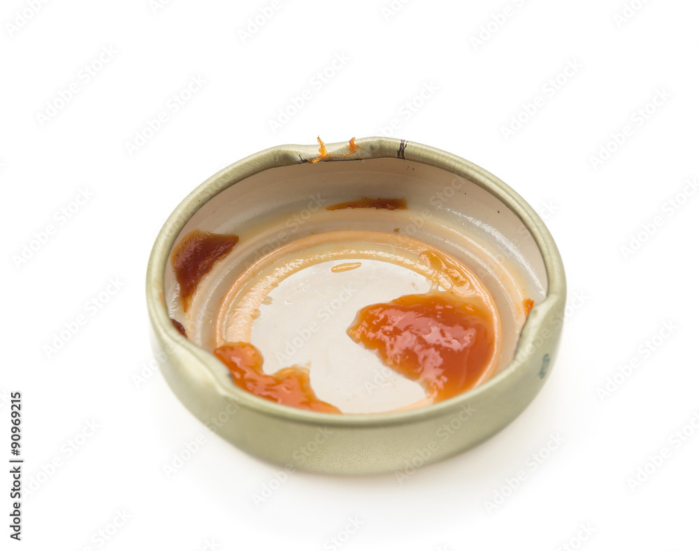 sauce bottle on white background sauce bottle on white background