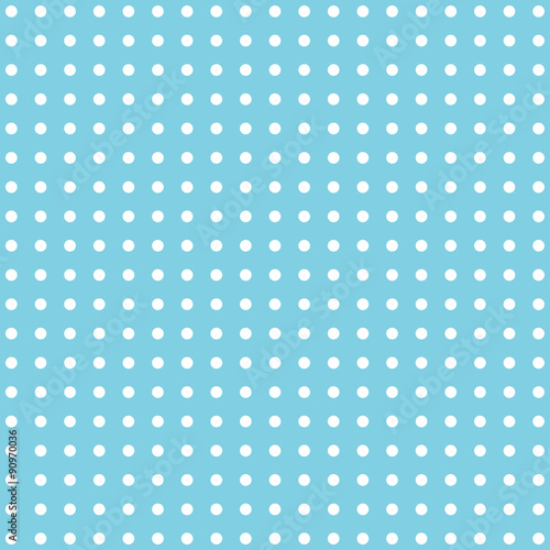 retro blue polka dot pattern