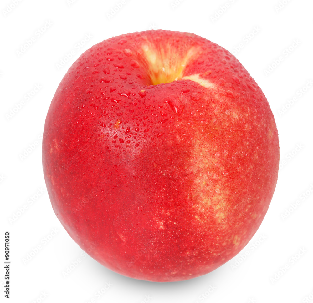 Juicy ripe nectarine