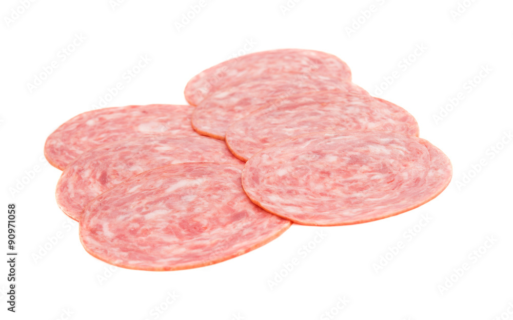 sliced sausage