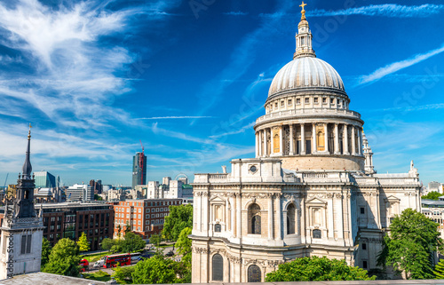 Saint Paul Cathedral Dome, London photo