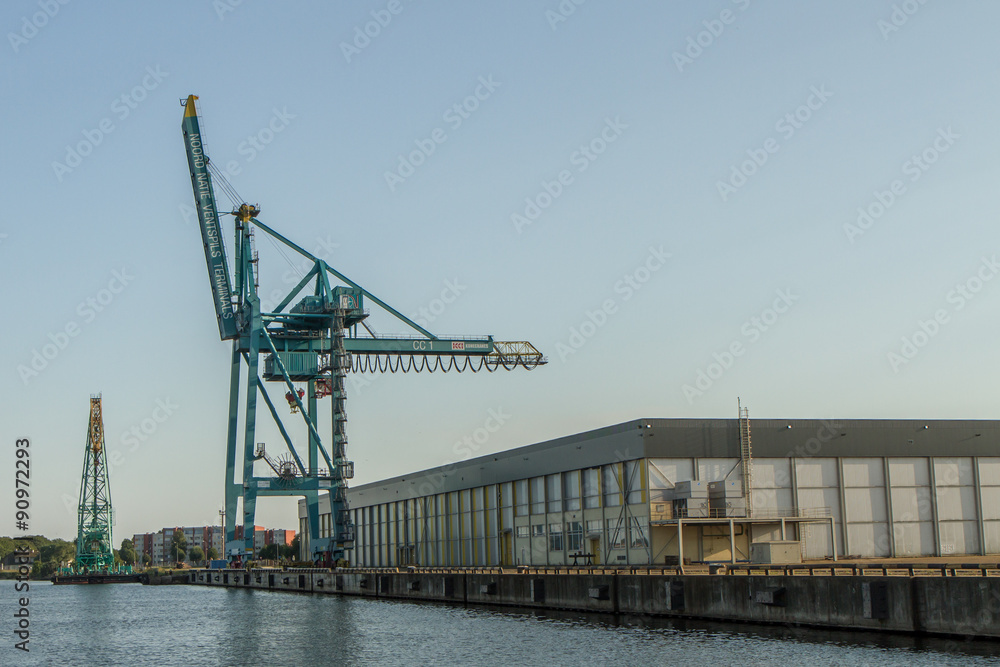 Big port cranes