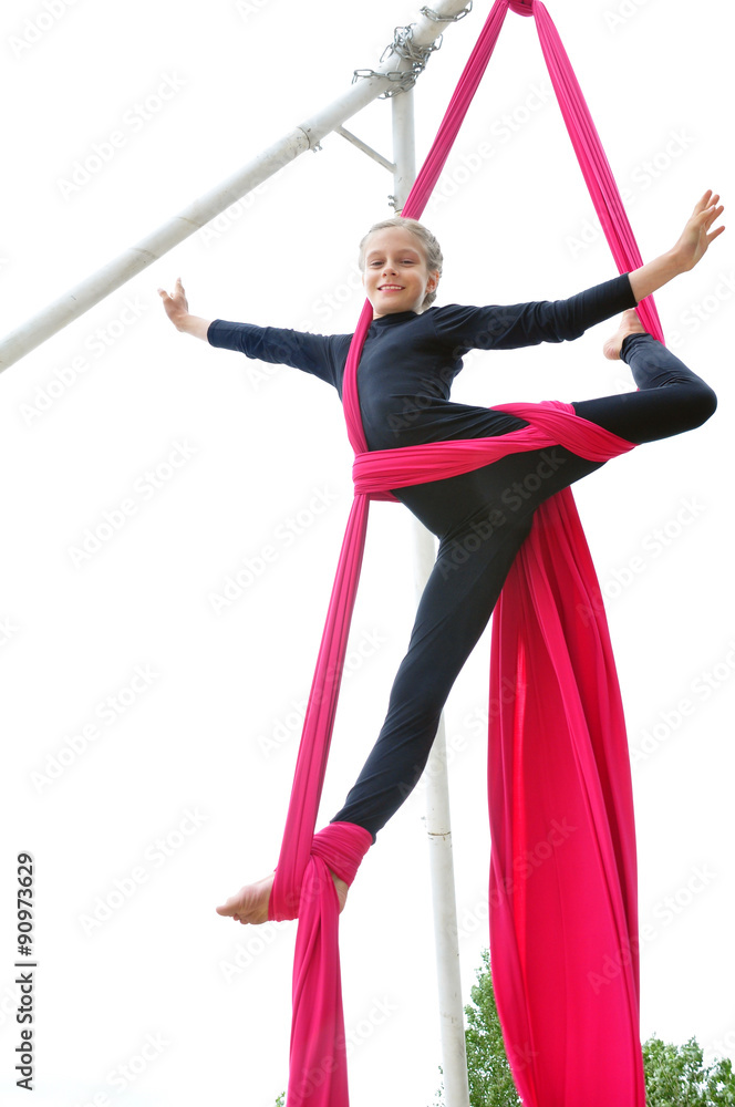 custom made wallpaper toronto digitalcheerful child training on aerial silks