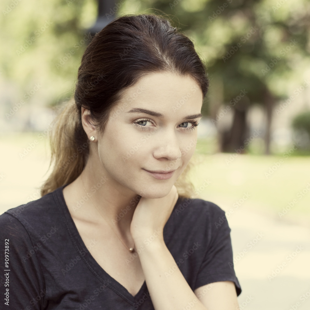 Fototapeta premium Attractive young woman