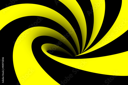 black hole yellow black background