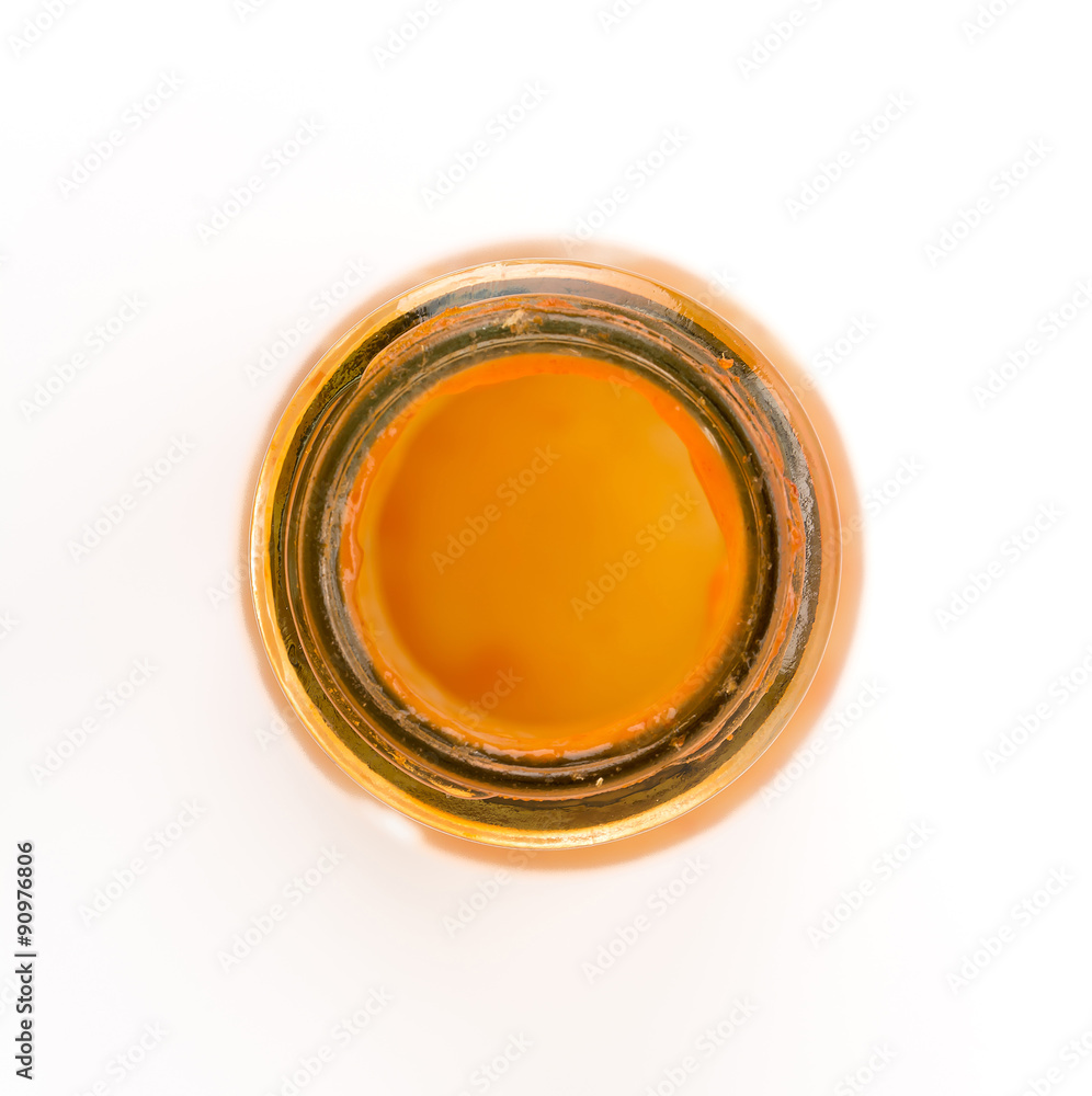 sauce bottle on white background sauce bottle on white background