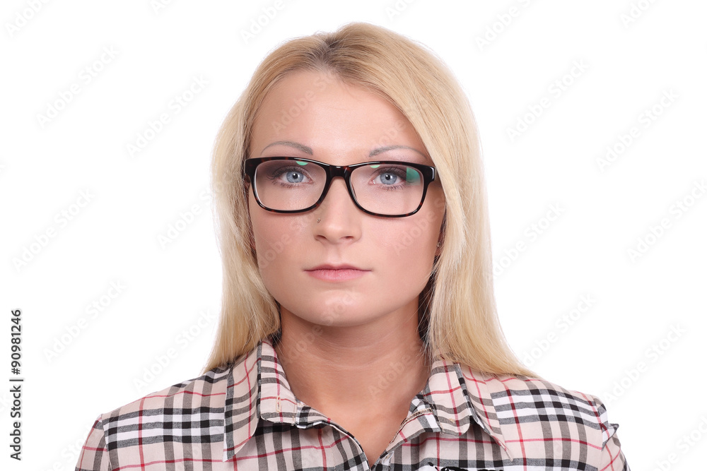  Woman Wearing Glasses