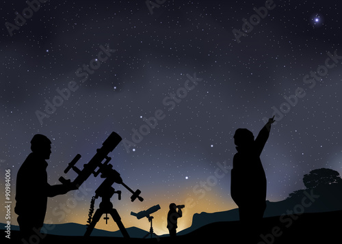 Paysage Astronomie Grande Ours