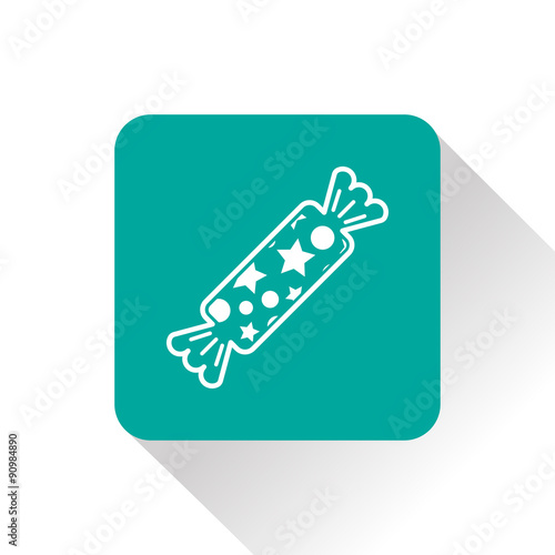 Candy with stars icon