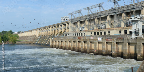 The Bagnell Dam at the Lake of the Ozarks photo