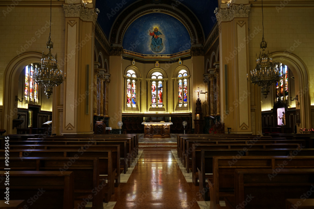 Fototapeta premium Inside church