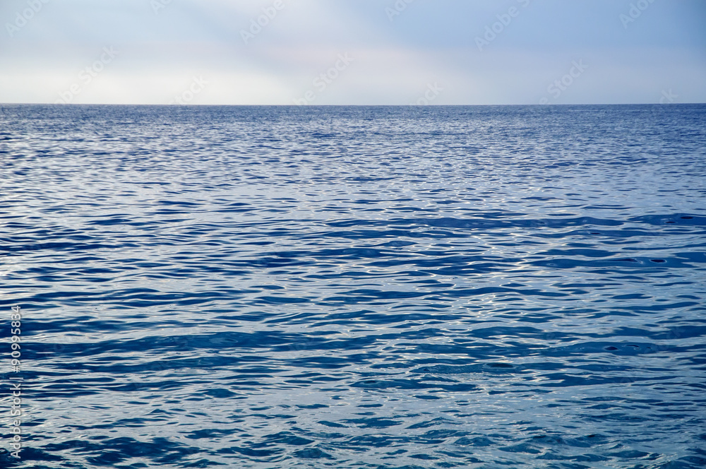 Obraz premium Blue smooth sea