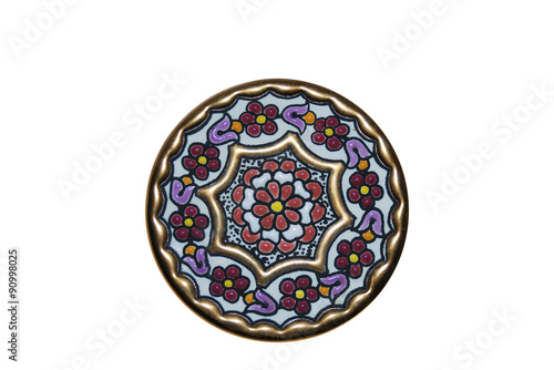 ancient porcelain plate