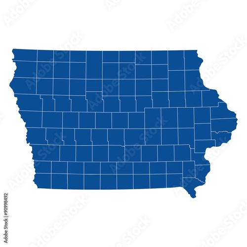 Map of Iowa