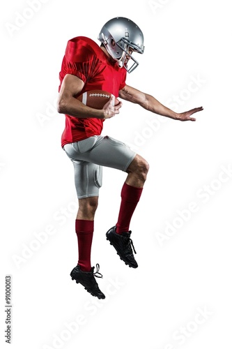 American football player defending © WavebreakmediaMicro