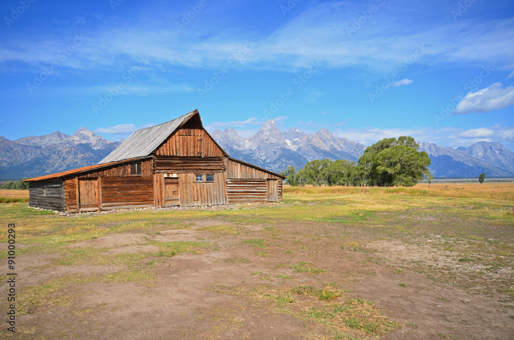 Obraz premium grand teton barn