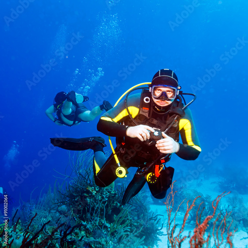 Young Man Scuba Diver