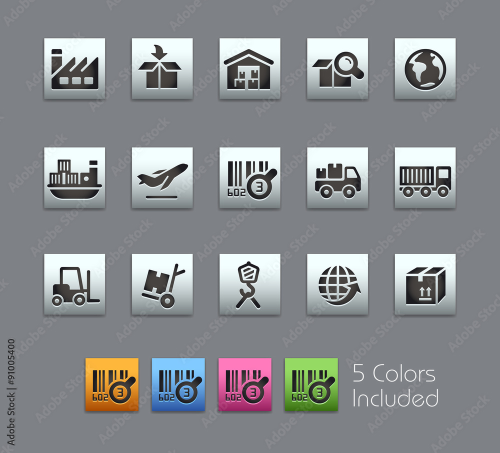 Industry and Logistics - EPS file includes 5 Colors. Industry and Logistics - EPS file includes 5 Colors.