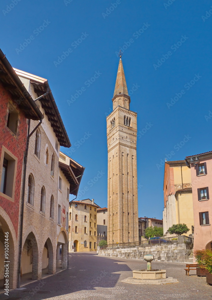 Obraz premium Pordenone / Campanile Sam Marco / Venetien / Italien