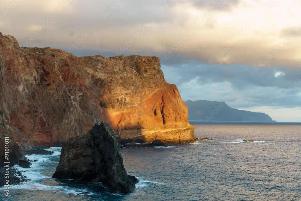 Morning sun in Madeira