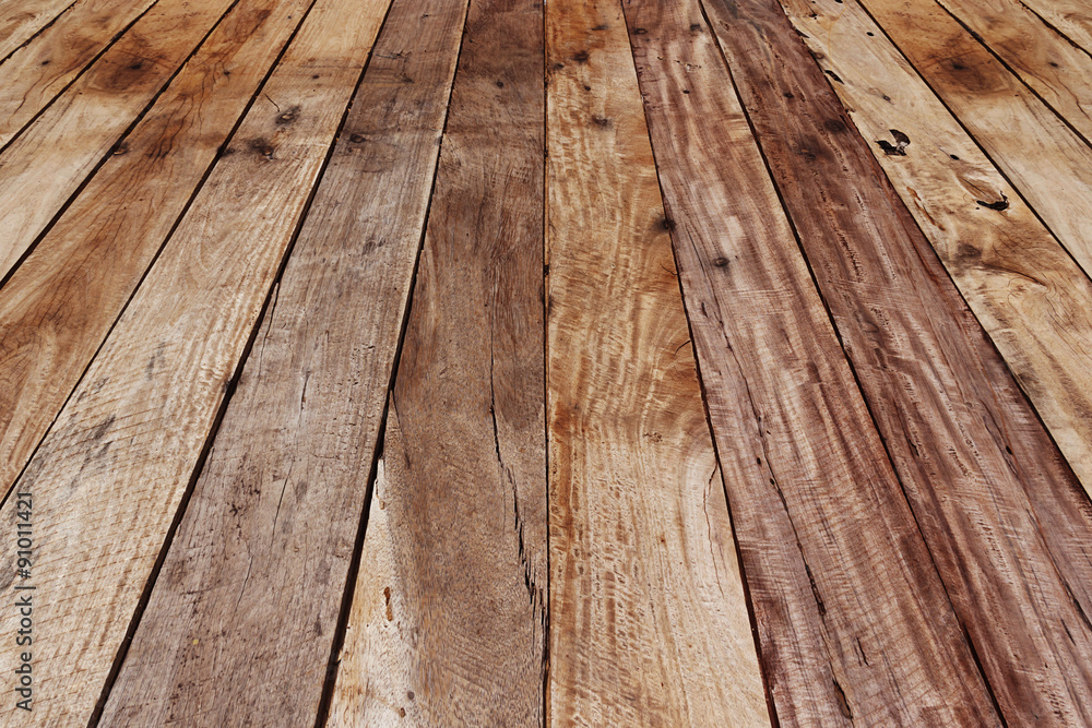 Wood plank brown texture for background, perspective Wood plank brown texture for background, perspective
