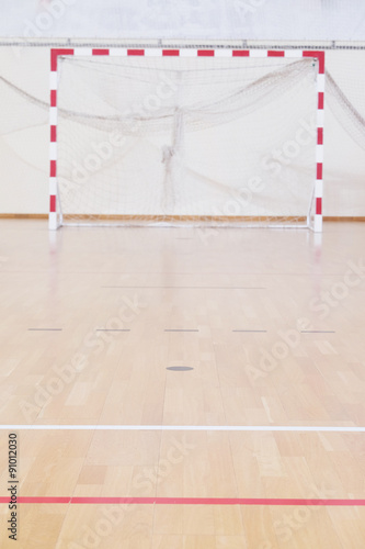 gate in the hall for handball