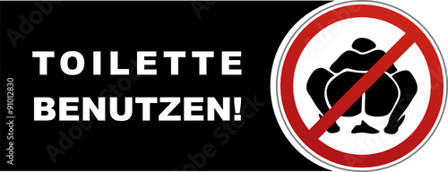 Toilette benutzen 