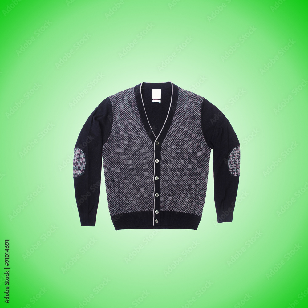 Male sweater against the gradient Male sweater against the gradient